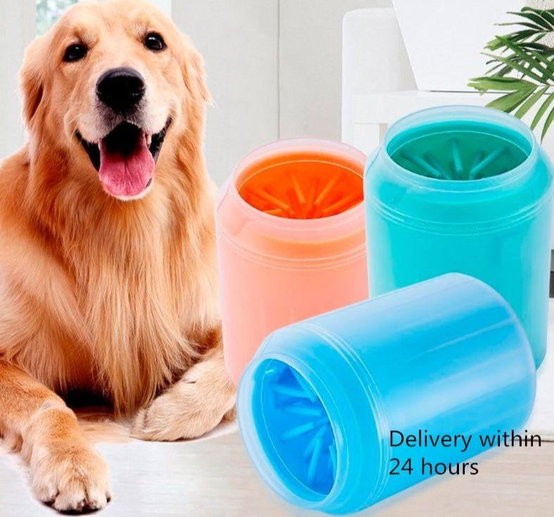 Pet towel Foot Washer Paw Clean Brush Cleaning Bucket